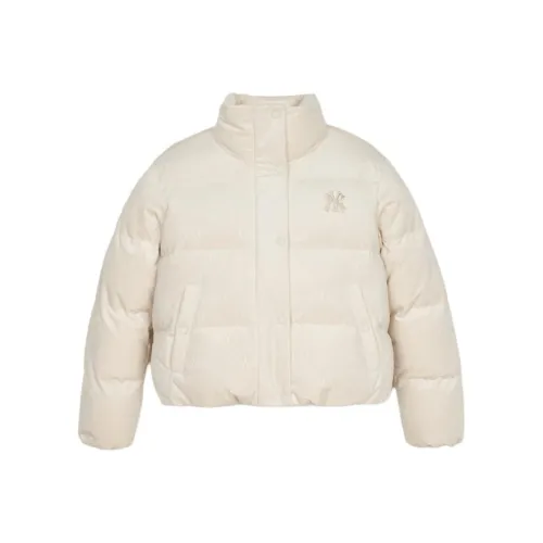 MLB New York Yankees Down Jacket Women's Ecru