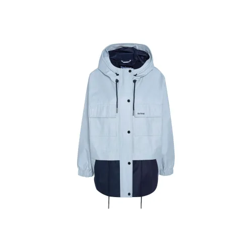BARBOUR SS25 Куртки Пальто Женские Светло-Синий