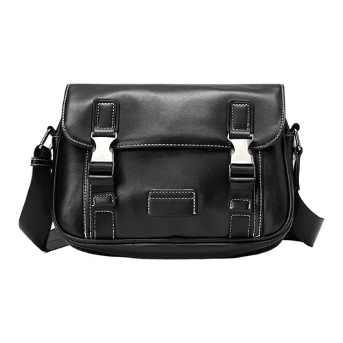 CARTELO ПВХ с полиэстером курьерская сумка сумка через плечо унисекс черный