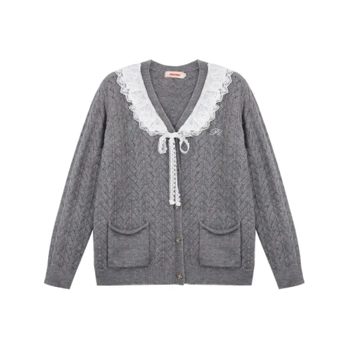 PEASLUNA Серый Женские Трикотаж