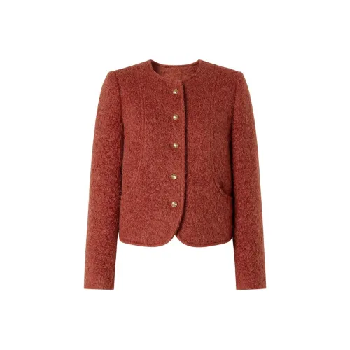 JZ. ANNAKRO Ржаво-красное женское пальто