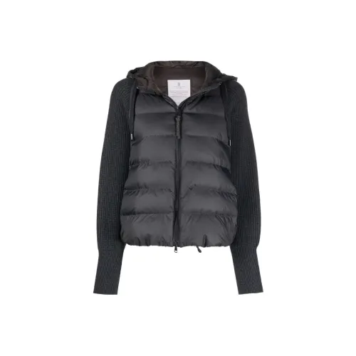 Brunello Cucinelli Черные Женские Пуховики
