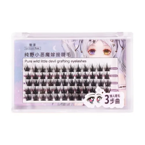 LEOUEANR Демон Блефаропластика Накладные ресницы Один кластер Маленький Демон 60 кластеров