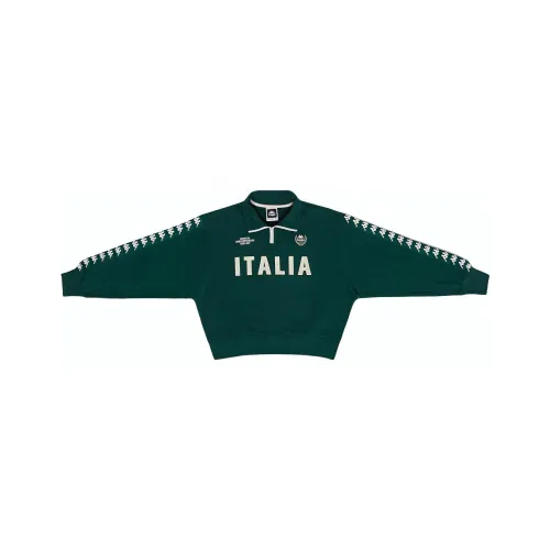 KAPPA Толстовка Женская Стекло Зеленый