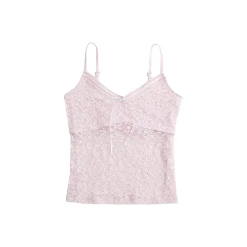 Hollister Топ на бретелях Женский Светло-розовый