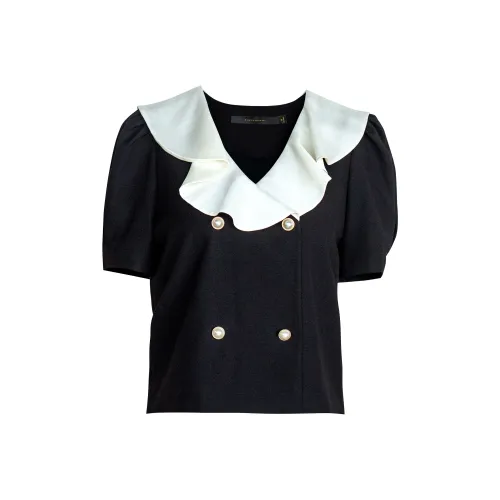 ROEYSHOUSE Черные Женские Рубашки