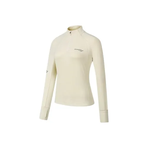 Saucony Свитшот Женский Винтажный Белый