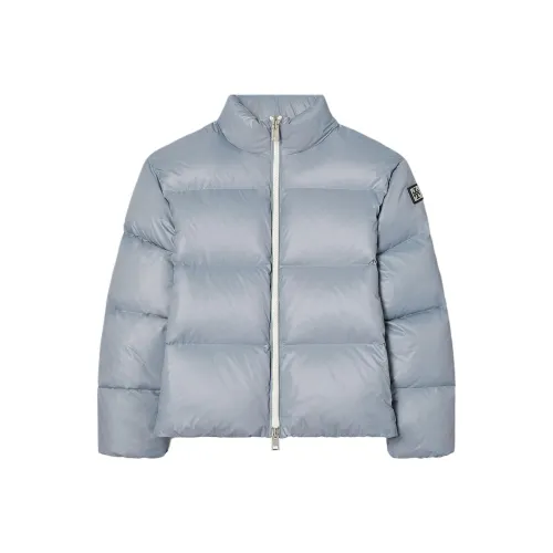 Tory Burch FW24 Down Jacket Women's Elegant Gray Тори Бач FW24 Пуховик Женский Элегантный Серый