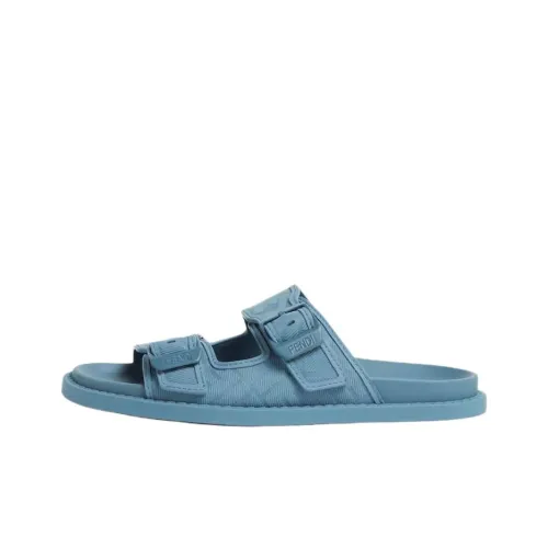 Fendi Feel Слипоны Светло-Синие Мужские