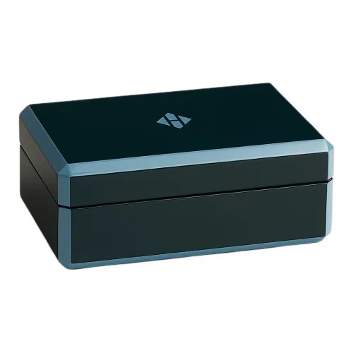 HERMES Cheval Деревянная Коробка с Встроенным Дисплеем Унисекс Синий Тон Большой Фунд