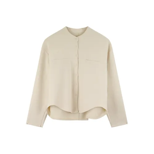 DianThia Куртка Женская Светлый Бежевый