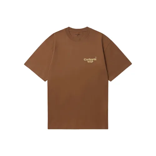 Carhartt WIP Кофейный Мужской T-Рубашки