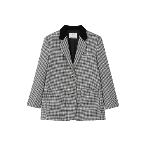 Luqingyi Клетчатый Женские Офисные Костюмы