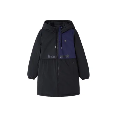 Le Coq Sportif Пуховик Женские Ослепительный Черный