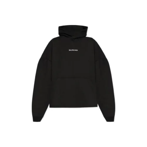 Balenciaga Свитшот Свободного кроя Женский Черный