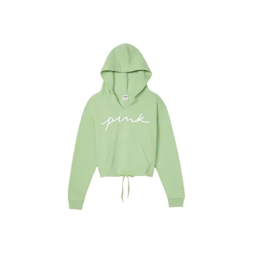 Victoria's Secret Розовый Свитшот Женский Светло-Зеленый