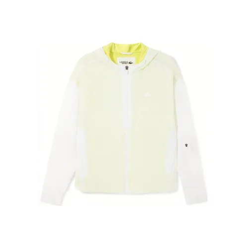 LACOSTE Желтая/белая Женская Куртка