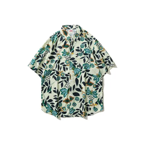 BEAR UNION Зеленая унисекс рубашка