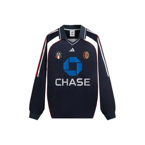 Adidas Originals x KITH SS25 Футбол Джерси Мужской Легенда Чернила Синий