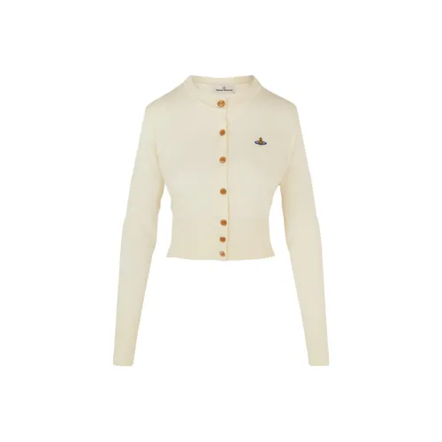 Vivienne Westwood SS25 Трикотаж Женский Кремовый Белый