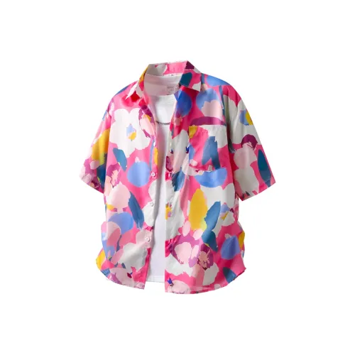 BEAR UNION Розовые Унисекс Рубашки