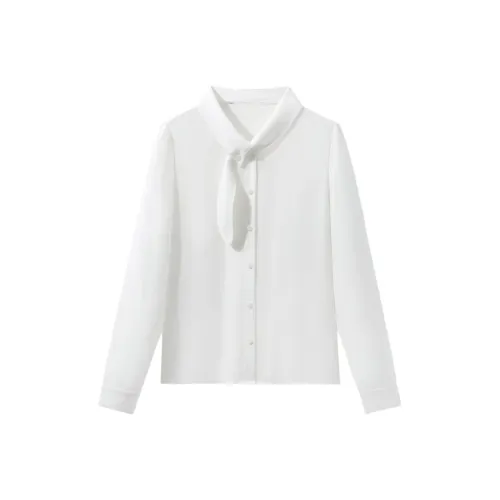 LUYOUYE Белые Женские Рубашки