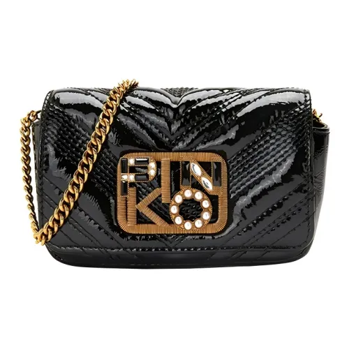 PINKO EXOTICS Кожа Сумка с цепочкой Swallow Сумка Сумки через плечо Сумка через плечо Женская Черная