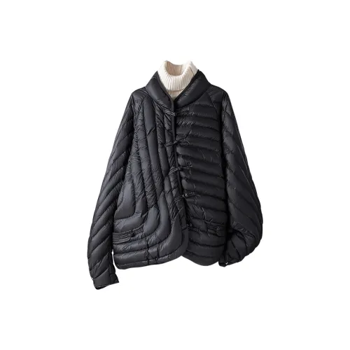 Cypress House Пуховик Женские Черный