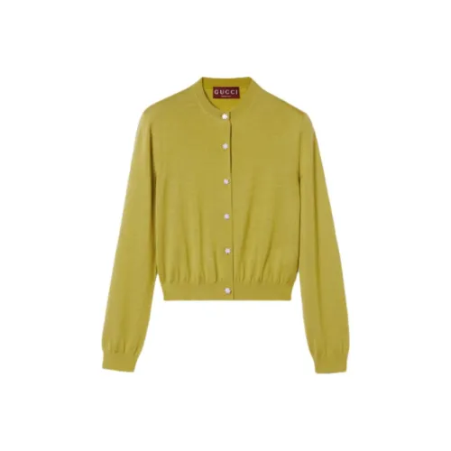 GUCCI SS25 Трикотаж Женский Зеленый