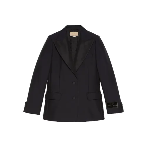 GUCCI SS22 Бизнес-костюм Пальто Женское Черное