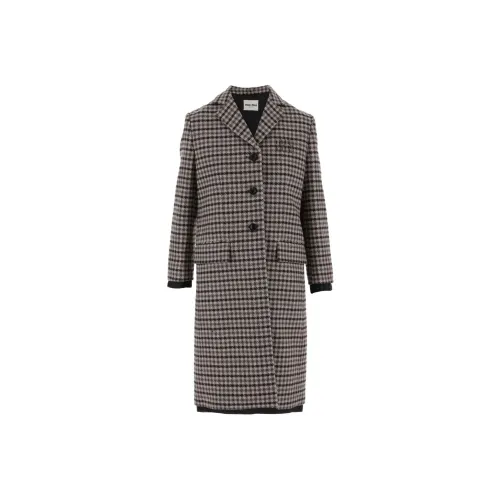 MIU MIU FW23 Пальто Женское Коричневый