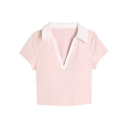 Hollister Поло Женское Розовое