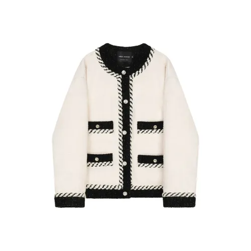 VEGA CHANG SS23 Пуховик Женские Ink Edge Белый