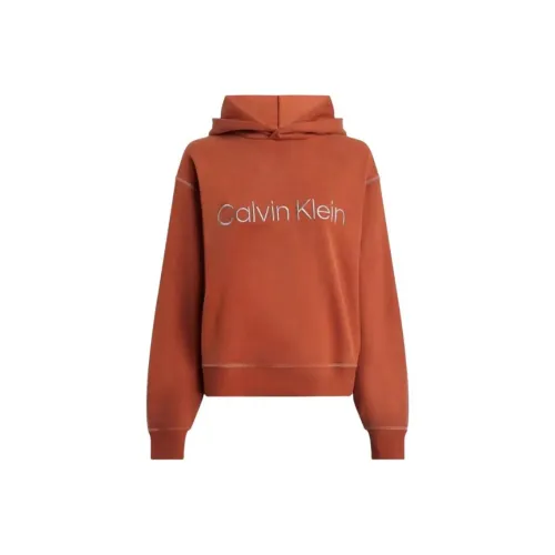Calvin Klein Свитшот Свитшот Европейская версия Женский Earth Оранжевый