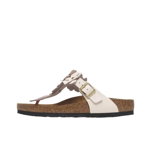 Birkenstock Gizeh Flower EVA Устойчивый к истиранию Шлепанцы Женские Светло-розовые Стандартные