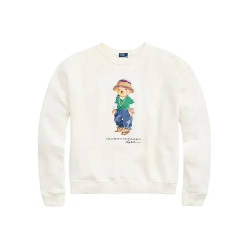 Polo Ralph Lauren SS24 Свитшот Женский Винтаж Кремовый