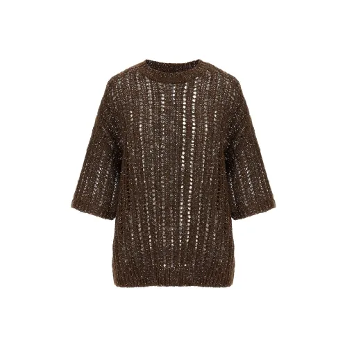 BRUNELLO CUCINELLI Трикотаж Женский Коричневый