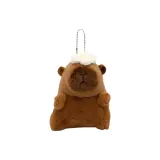 Белый узор Капибара + Нитка бусин