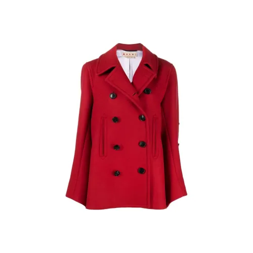 MARNI Женское красное пальто