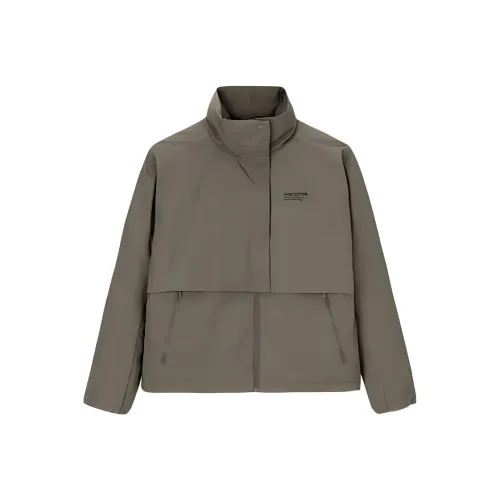 ANTA Down Jacket Женские Wood Пепельно-серый