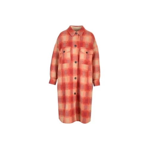 ISABEL MARANT FW23 Пальто Женское Оранжевое