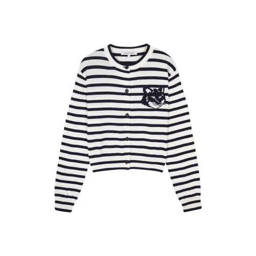 Maison Kitsune Морской синий Женская трикотажная одежда