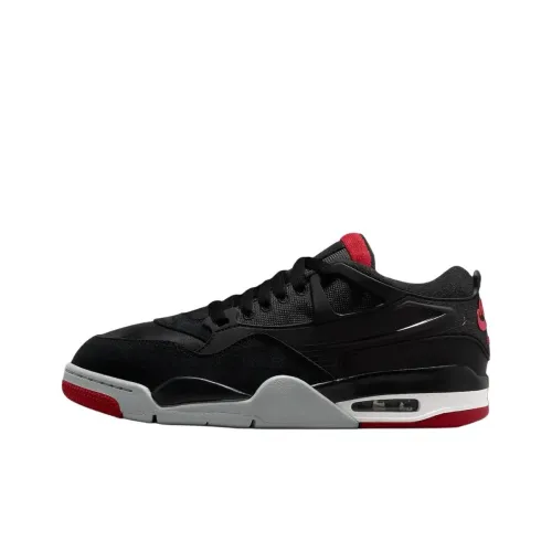 Jordan Air Jordan 4 Винтажные Баскетбольные Кроссовки Низкие Топ Черные Унисекс
