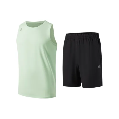 PEAK Бег Одежда Наборы Унисекс Белый Зеленый