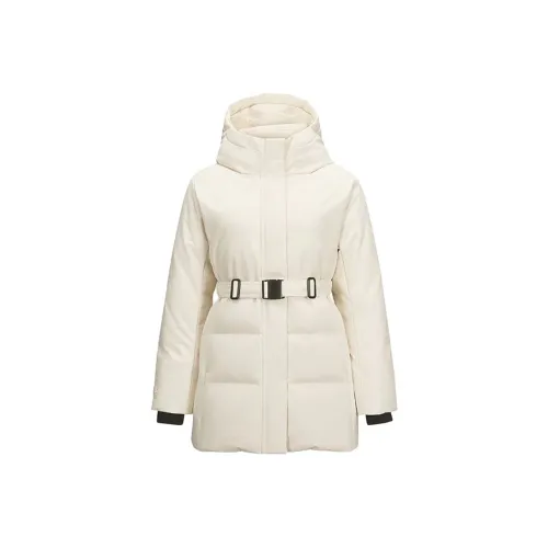 Skechers Mountain and Wild Outdoor Series FW24 Пуховик Женские Яичный Белый Цвет