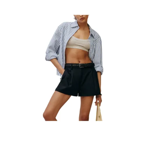 REFORMATION Andy OVERSIZED Рубашка Женская Светло-Синяя