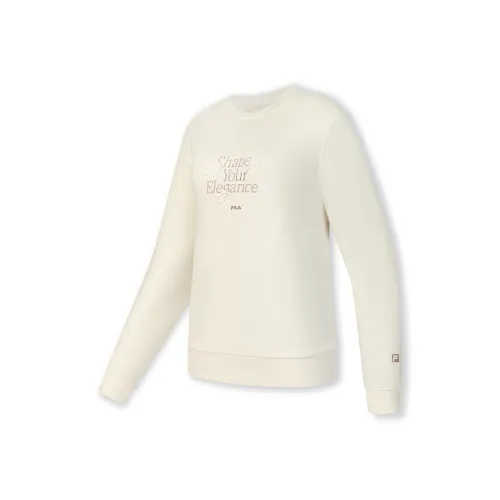 FILA Толстовка Женская Цапельно-Белая