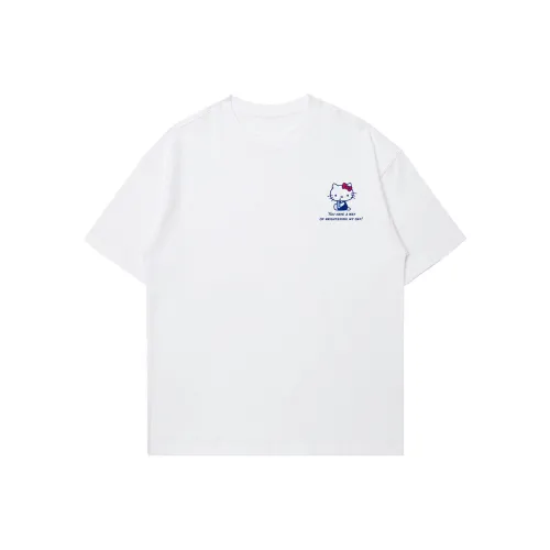 Sanrio x HelloKitty Hello Kitty T-Shirt Unisex Черный Белый