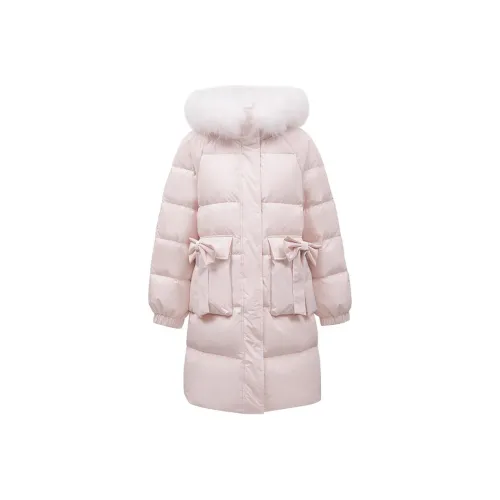 VERO MODA Пуховик Женские Drunk Пастельно-розовый