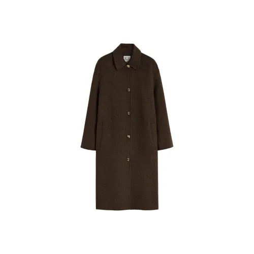 TOTEME Шоколад Смешанный цвет Женское пальто